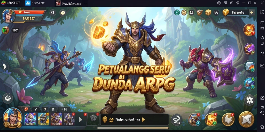 Screenshot menampilkan aksi pertarungan seru dalam game ARPG.