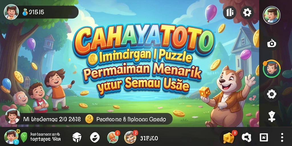 Tampilan gameplay CAHAYATOTO yang menantang dan menarik.
