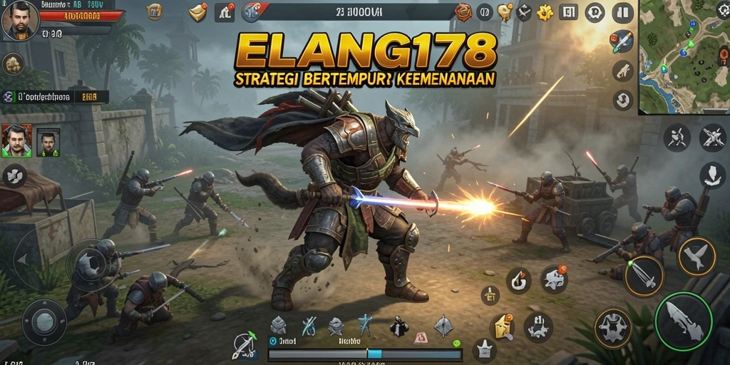 Tampilan utama gameplay ELANG178 dengan aksi strategis yang menegangkan.