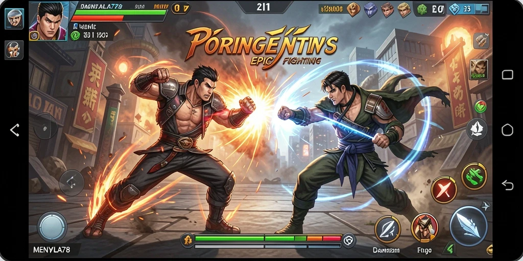 Gameplay pertarungan yang mendebarkan di MENYALA78.