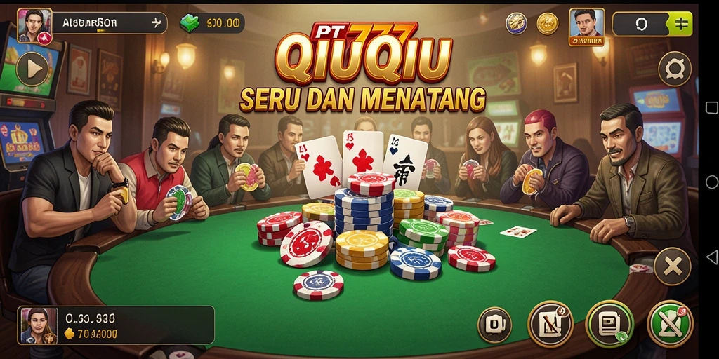 Gameplay QiuQiu yang menegangkan dan seru di PT777.