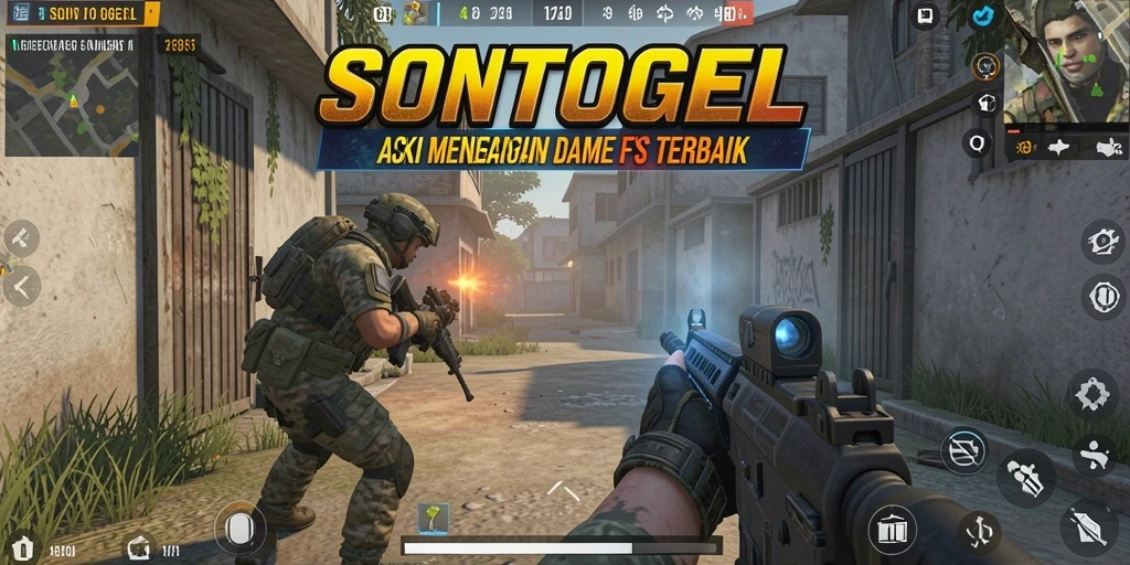 Gameplay seru dengan aksi tembak-menembak yang intens di SONTOGEL.